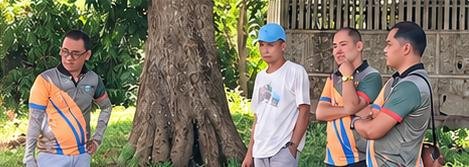 Edward Espinosa and AGRIFIX field team in Manicahan, Zamboanga City
